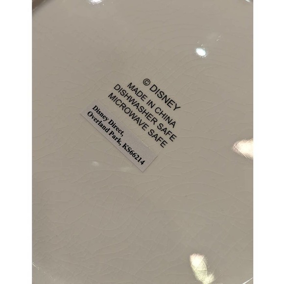 Set Of 4 DISNEY Direct ABSTRACT CERAMIC DINNER Plates-Mickey & Friends - Picture 3 of 5